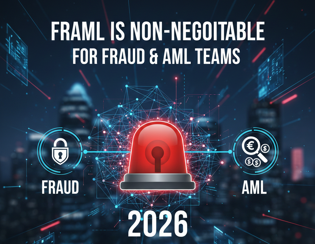 Read more about the article Why FRAML Is Non-Negotiable for Fraud & AML Teams in 2026 🚨